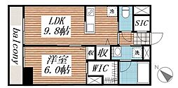 市原市白金町3丁目マンション 1LDKの間取図画像