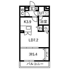 物件の間取り