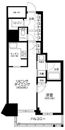 ザ・大宮タワーズ 1LDKの間取図画像
