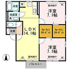 物件の間取り