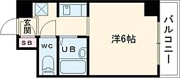 シャトル西神戸 ワンルームの間取図画像