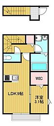 WINEASTSOLTPOT 1LDKの間取図画像