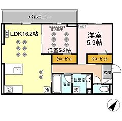 物件の間取り