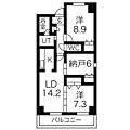 メゾンラフィネ34階12.5万円