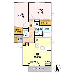 物件の間取り