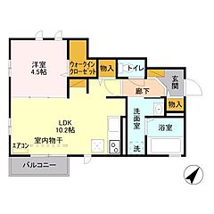 物件の間取り