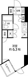 ドミトリー原町田 ワンルームの間取図画像