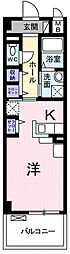 サンリットW1 ワンルームの間取図画像