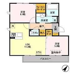 物件の間取り