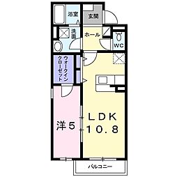 グランツ 1LDKの間取図画像