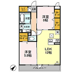 物件の間取り