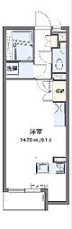 ミ・レオーネ新前橋 ワンルームの間取図画像
