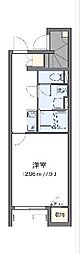 サンライズステージ 1Kの間取図画像