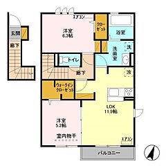 物件の間取り