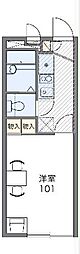 レオパレスsakura 1Kの間取図画像