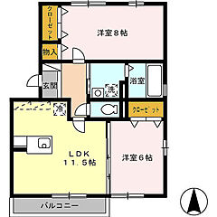 物件の間取り