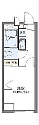 レオパレスさくら 1Kの間取図画像