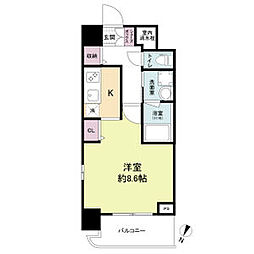 スプランディッド2 1LDKの間取図画像