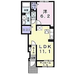 間取図画像 1LDK