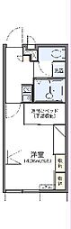 プロヴァンス日永 1Kの間取図画像