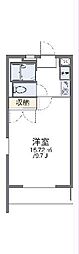 レオパレスクール 1Kの間取図画像