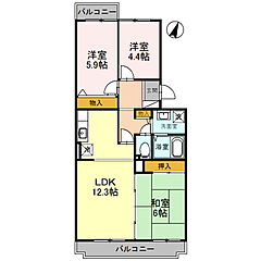 物件の間取り