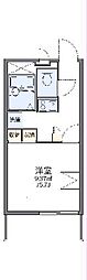 レオパレスグランシャリオ 1Kの間取図画像