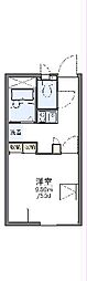 レオパレス福王台 1Kの間取図画像