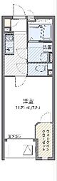 ミランダトーラス 1Kの間取図画像