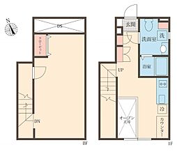プラチナフォルム蒲田 1階1DKの間取り