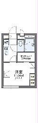レオパレス瑞穂東 1Kの間取図画像