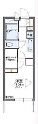 レオパレスサンヒロミ 303 3階1Kの間取り