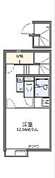 レオネクストNA 1Kの間取図画像
