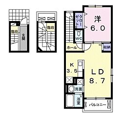 間取図画像 1LDK