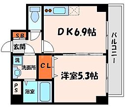 間取図画像 1DK