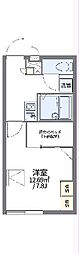 レオパレスセカンド 1Kの間取図画像