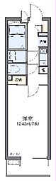 レオネクストハロー北浦和 1Kの間取図画像