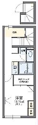 レオパレスリバーサイド鈴鹿1 1Kの間取図画像