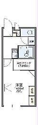 レオパレスガーデンズ 1Kの間取図画像