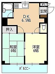 間取図画像 2DK