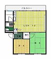 渦森コーポA棟5階3.5万円