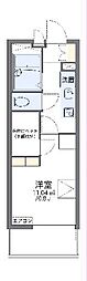 レオパレスANNEXタチバナ 1Kの間取図画像
