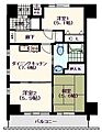 レジデンスミマス8階7.5万円