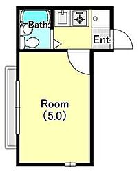 ROSSO 1Kの間取図画像