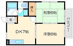 パークサイドハイツB棟 2階