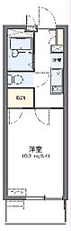 レオパレス見寿野 1Kの間取図画像