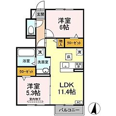 物件の間取り