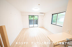 JR常磐線 土浦駅 バス21分 田中町下車 徒歩8分の賃貸アパート 1階2LDKのリビング/ダイニング