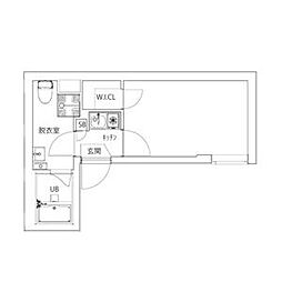 JR京浜東北・根岸線 王子駅 徒歩10分の賃貸マンション 1階1Kの間取り