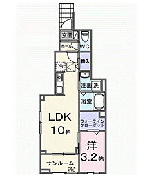 間取図画像 1LDK